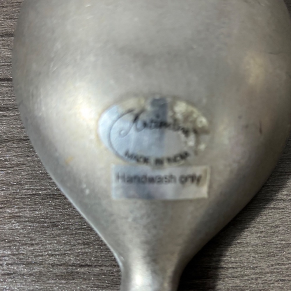 Artimine Large Handcrafted‎ Beaded Aluminum Salad Servers Fork & Spoon Set - Picture 3 of 4